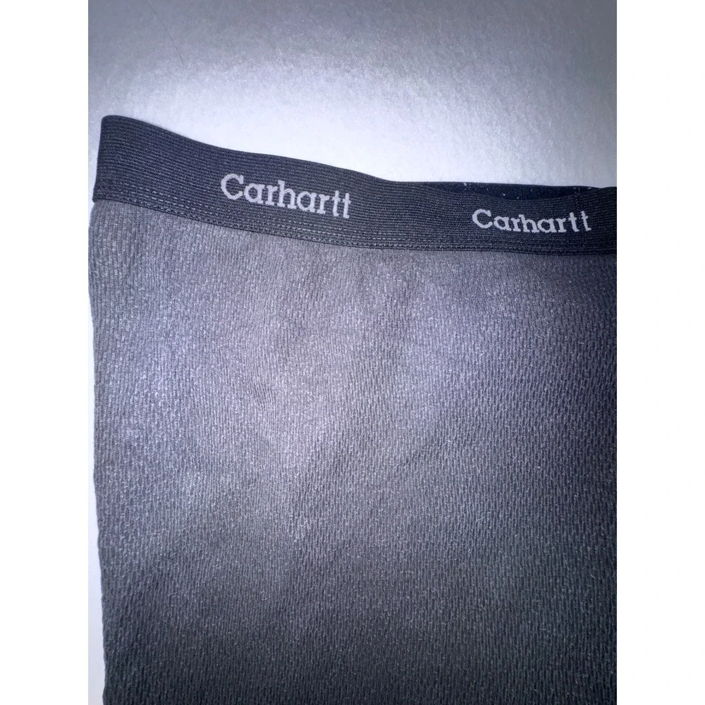 Carhartt Mens Tall‎ XL Black Waffle Knit Thermal Long Underwear Pants K57BLK USA